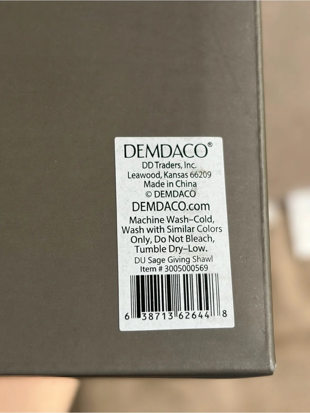 Demdaco Giving Shawl
